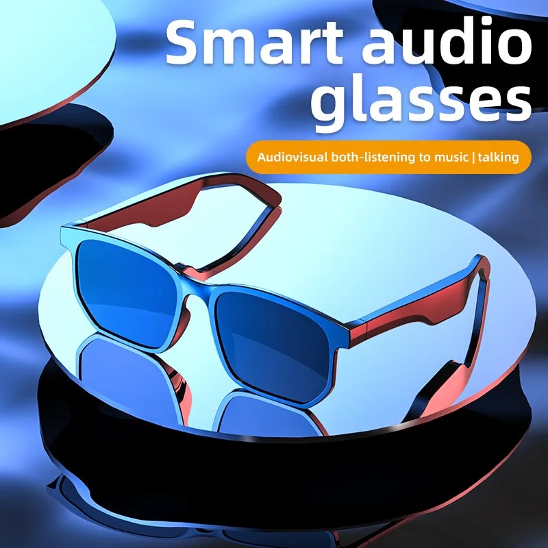 

New BT5.0 Smart glasses call listen music earphone glasses 2-in-1 intelligent high-tech sunglasses, suitable for Android and IOS