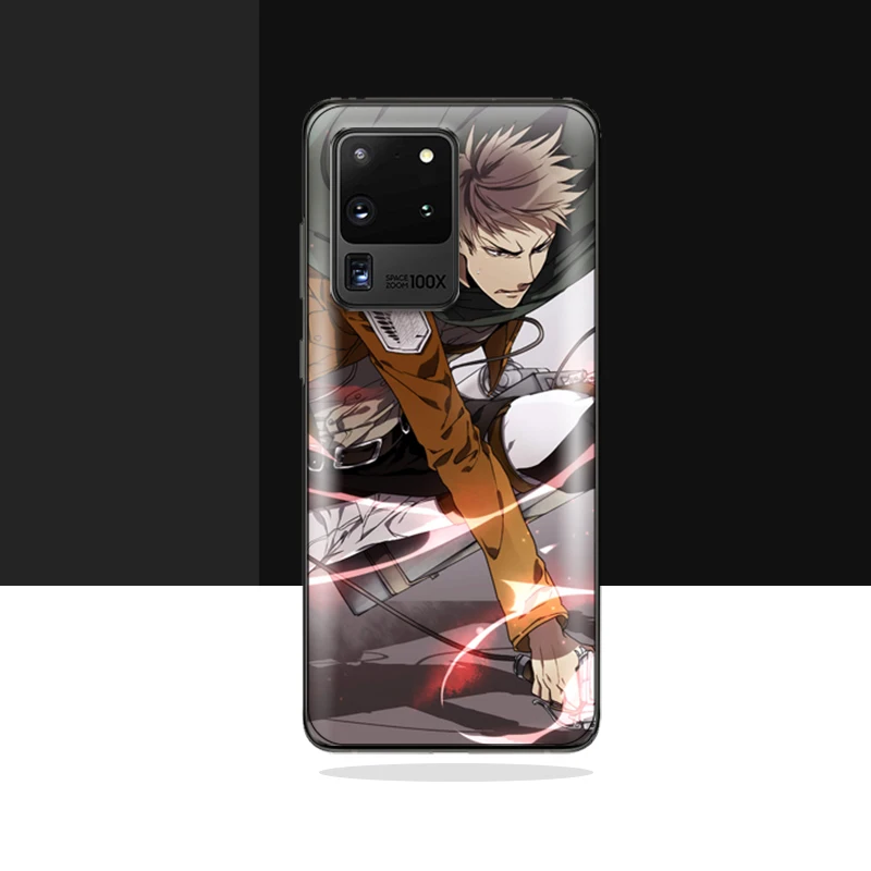 

Anime Attack On Titan Levi Ackerman Phone Case For Samsung Galaxy S21 S20 Lite Plus Ultra S10E S10 S9 S8 Soft Coque