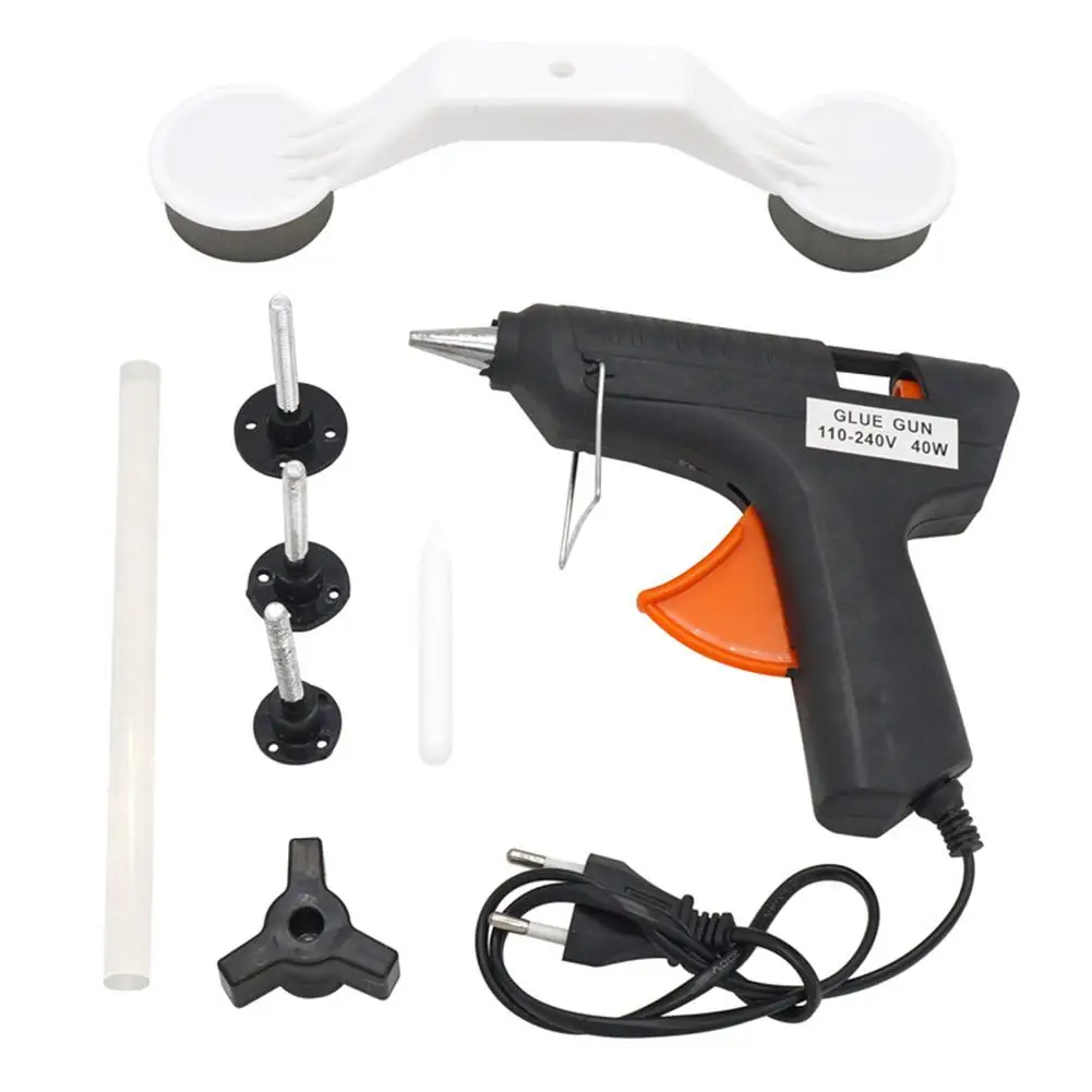 

Car Body Paintless Dent Repair Tool Kit Puller+ Pulling Tabs+ Glue Gun Automobile Dent Repair Tool Concave Convex Recovery Tool
