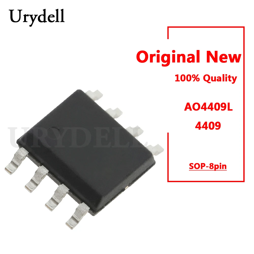 10pcs 4409 AO4409L P-Channel MOSFET SOP-8pin New and Original | Integrated Circuits