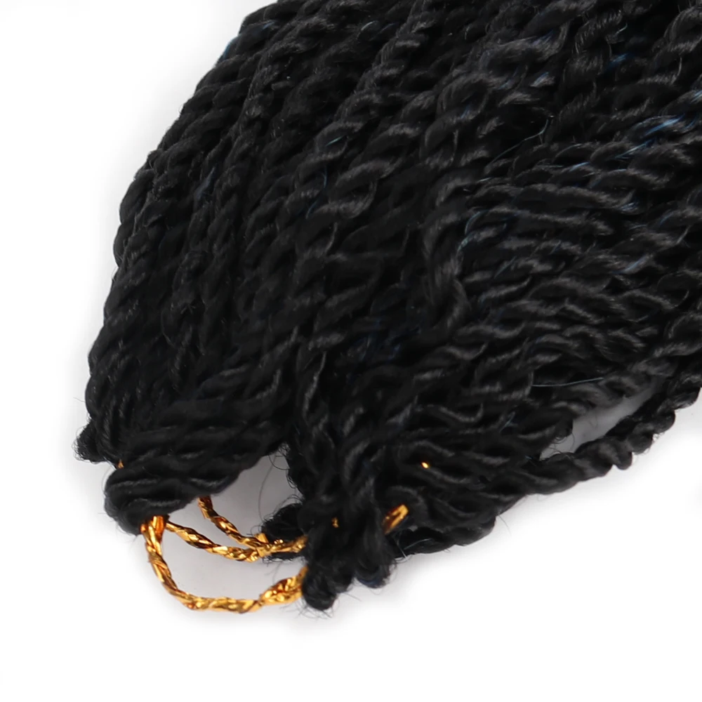 MODERN QUEEN Ombre Senegalese Twist Hair Crochet Braids 22 Inch 20 Roots/Pack Box Synthetic Braiding for Women |