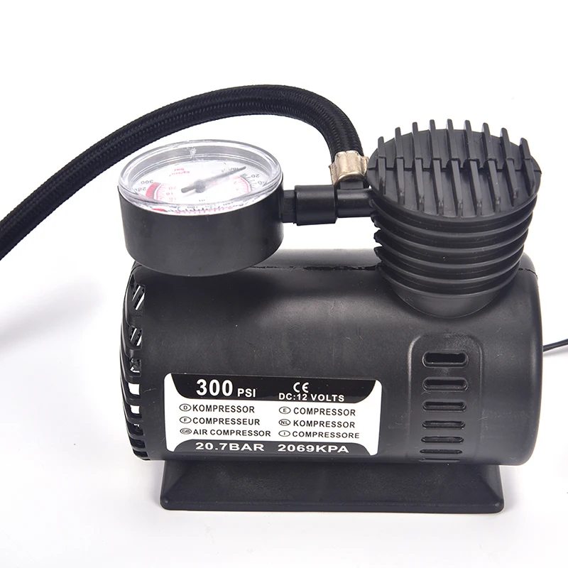 1PC 300PSI 12V Auto Car Electric Tire Air Inflator Pump Mini Compressor |