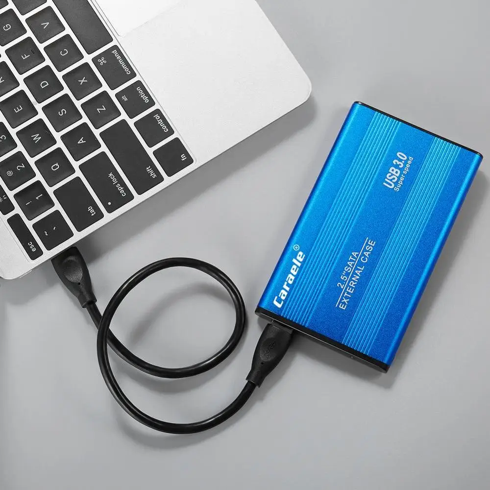 1 ТБ Алюминий сплава 2 5 дюймов HDD чехол USB 0 для SATA внешний жесткий диск мобильный