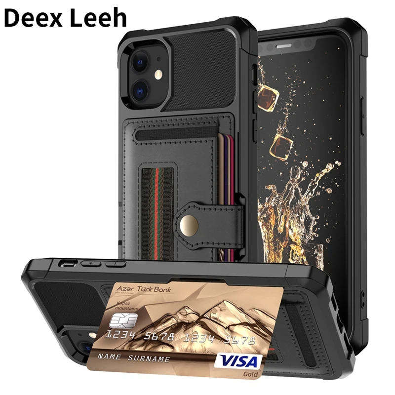 Кожаный чехол с отделением для карт iphone 11 Pro Max 2019 из искусственной кожи X XR XS 7 8 plus| |