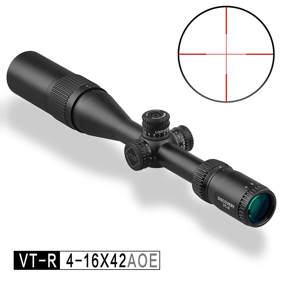 

New Discovery Optics VT-R 4-16X42 AOE Tacticle Riflescope Mil Dot Reticle Illuminated Hunting Socpe