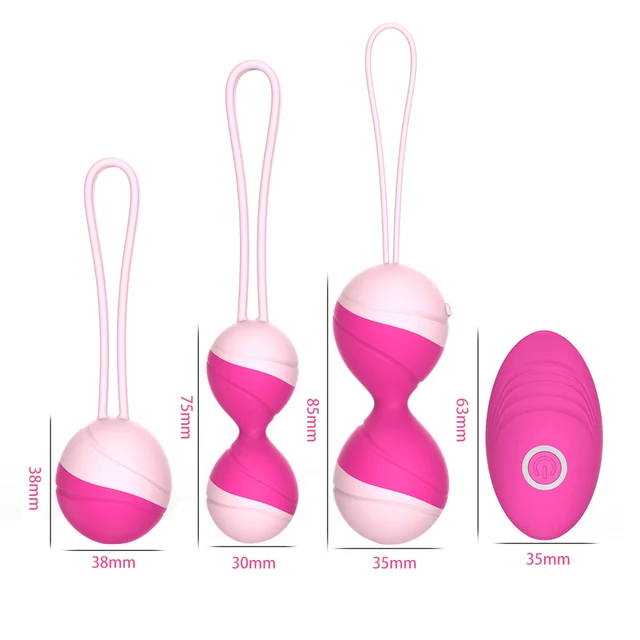 Kegel Balls Vibrator Vibrating Egg Sex Toys For Woman Remote Control Vaginal Tight exercise Ben Wa Geisha Muscle Shrink Sex Toys 4
