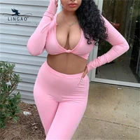 two piece set womens clothing 2021 casual tracksuits workout running hot solid sexy crop tops and shorts suit matching outfits