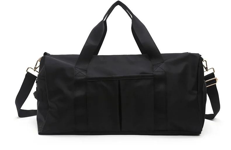 2022 The New Outdoor Waterproof Nylon Sports Gym Bags Men Women Training Fitness Travel Handbag Yoga Mat Sport Bag with shoes