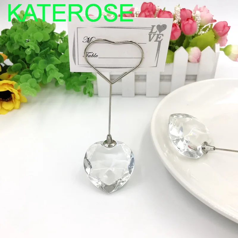 30 шт. держатель для карт с кристаллами в форме сердца/фото кредитных свадебные