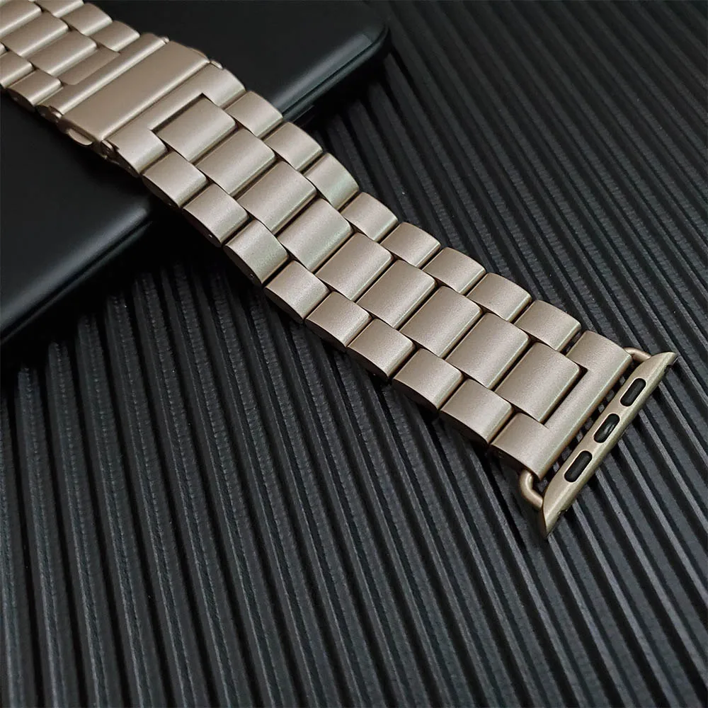 Классический металлический ремешок из нержавеющей стали для Apple Watch 5 44 мм 40 мм 38 мм 42 мм соединяющий ремешок браслета для IWatch Series 1 2 3 4
