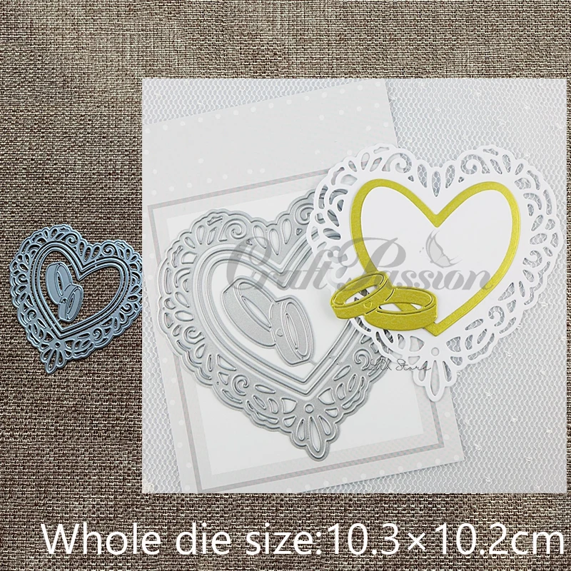

XLDesign Craft Metal Cutting Dies stencil mold heart doily decoration scrapbook Album Paper Card Craft Embossing die cuts