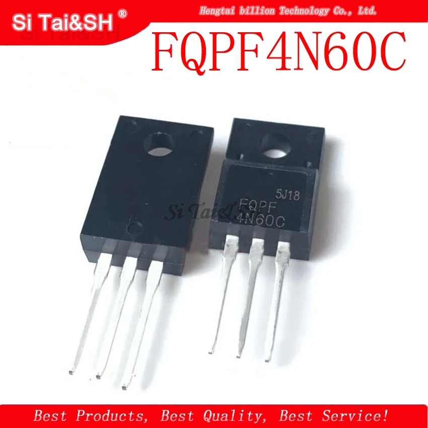 10 шт./лот FQPF4N60C 220 4N60C 4N60 TO220 Новый MOS полевой транзистор|Интегральные схемы| |