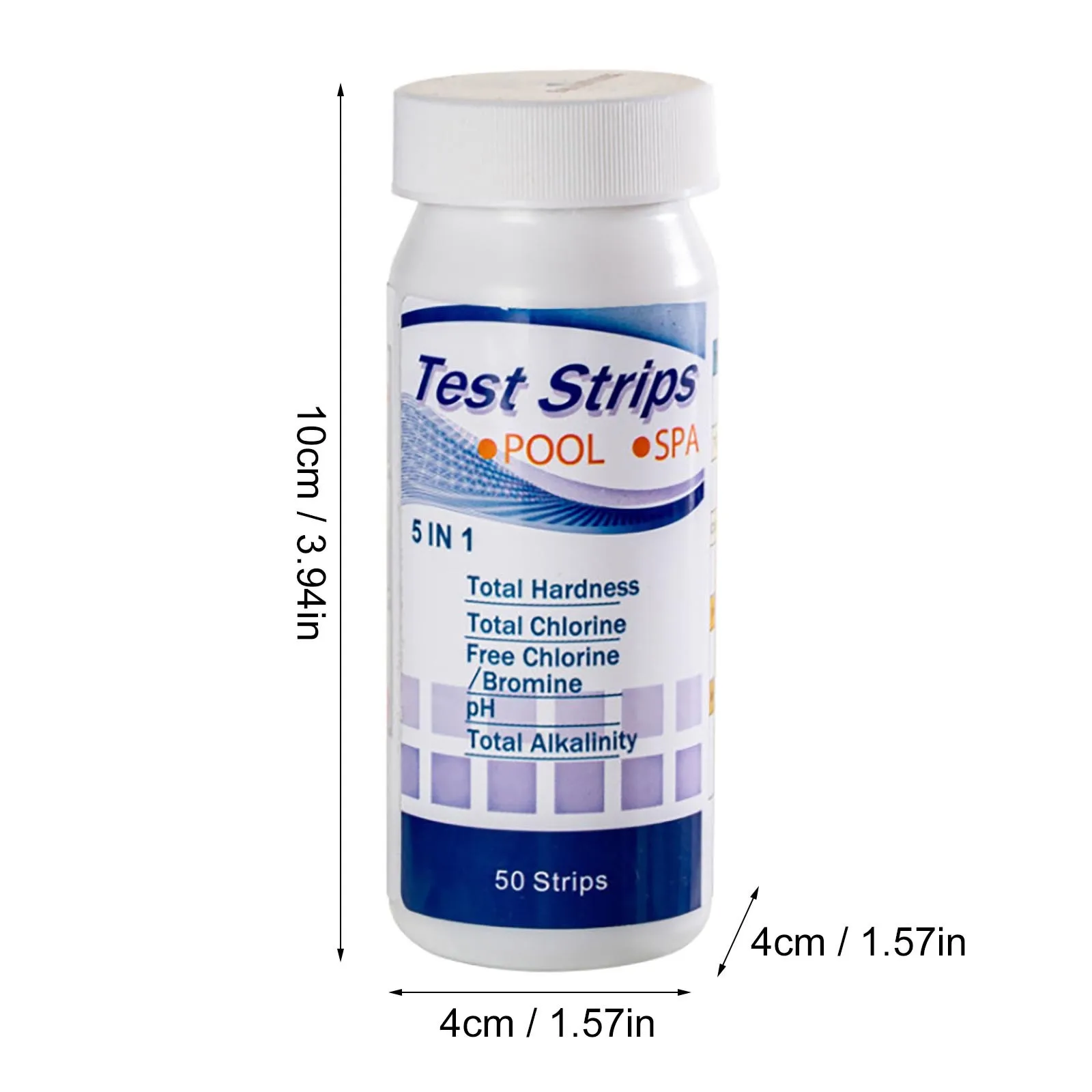 

1set 50 Strips Professional 1-14 pH litmus paper ph test strips water cosmetics soil Acidity test Strips with control card