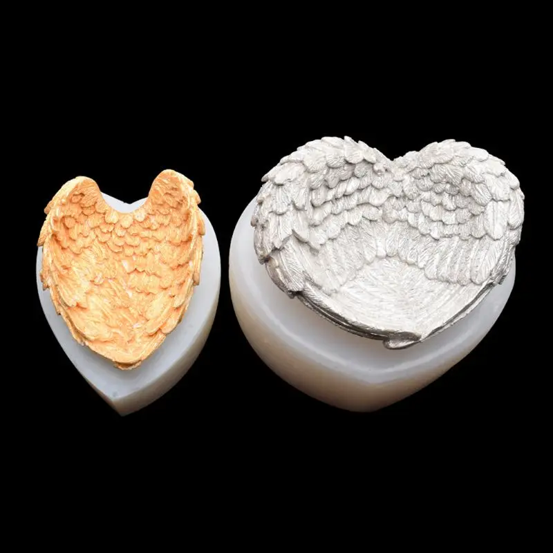 

Handmade Wing Tray Silicone Jewelry Resin Mold Storage Box Dishes Plate Mold Resin Casting Mold Jewelry Art Craft Tools
