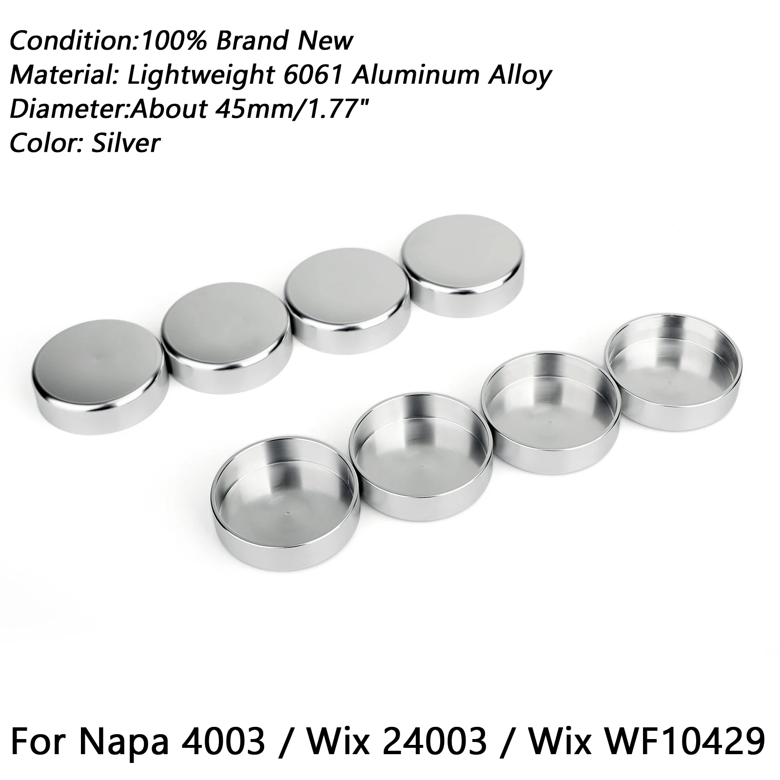 Areyourshop 8 хранилище ПК отсеки/замораживания вилки для Napa 4003/Wix 24003/Wix WF10429 отсеки для хранения автозапчастей