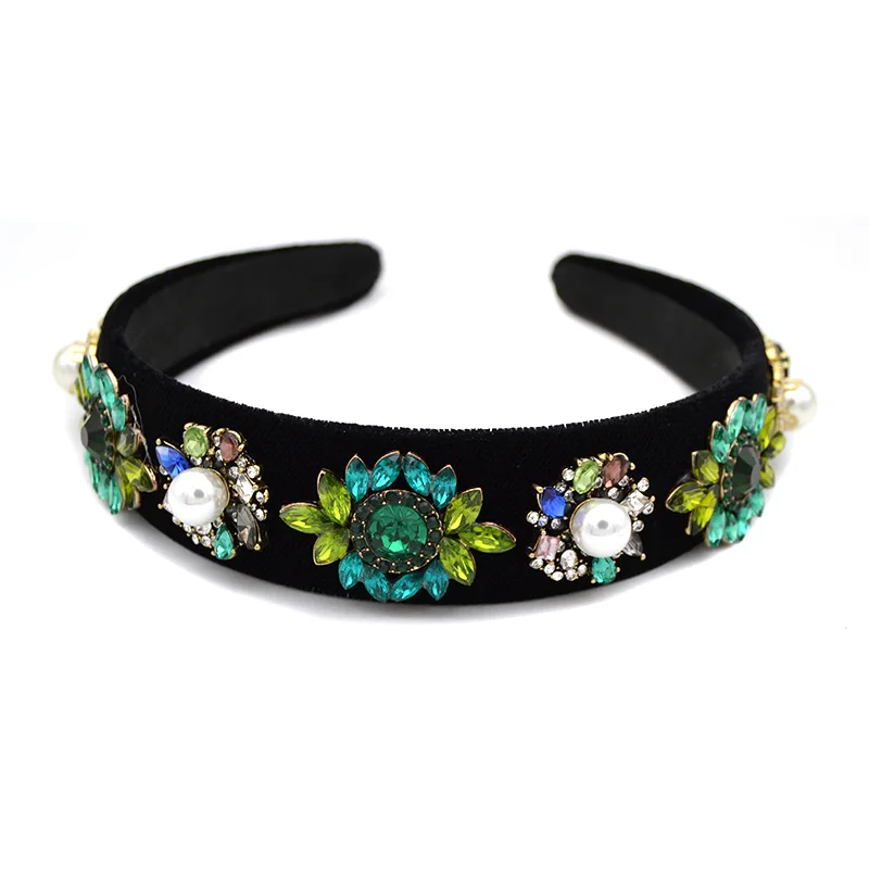 Украшение для волос тиара свадебные аксессуары кристалл барокко повязка на