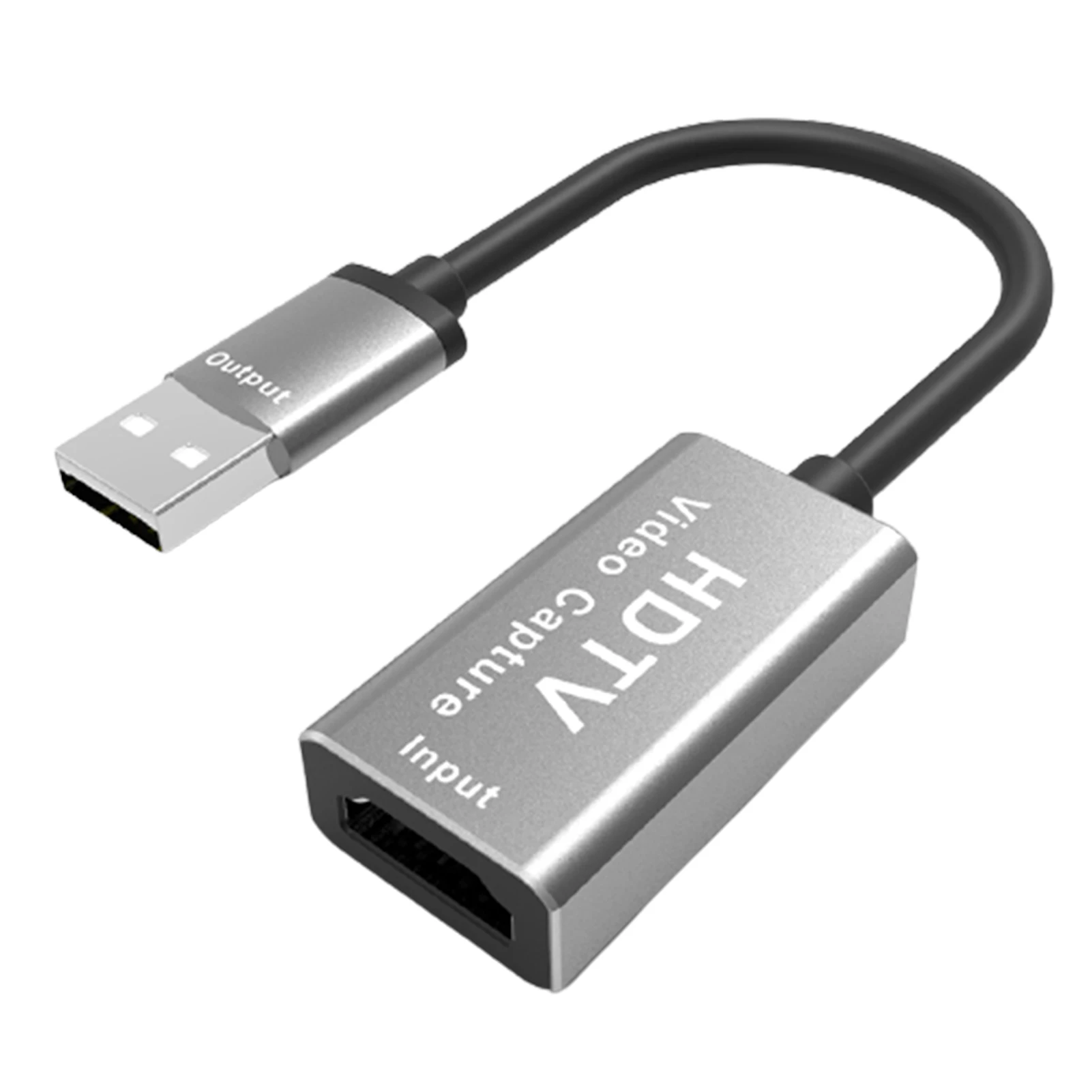 

USB to HDMI Adapter Multi-purpose Video Capture Card Audio Game Capture Device for Gaming Teaching Live Broadcasting Converters