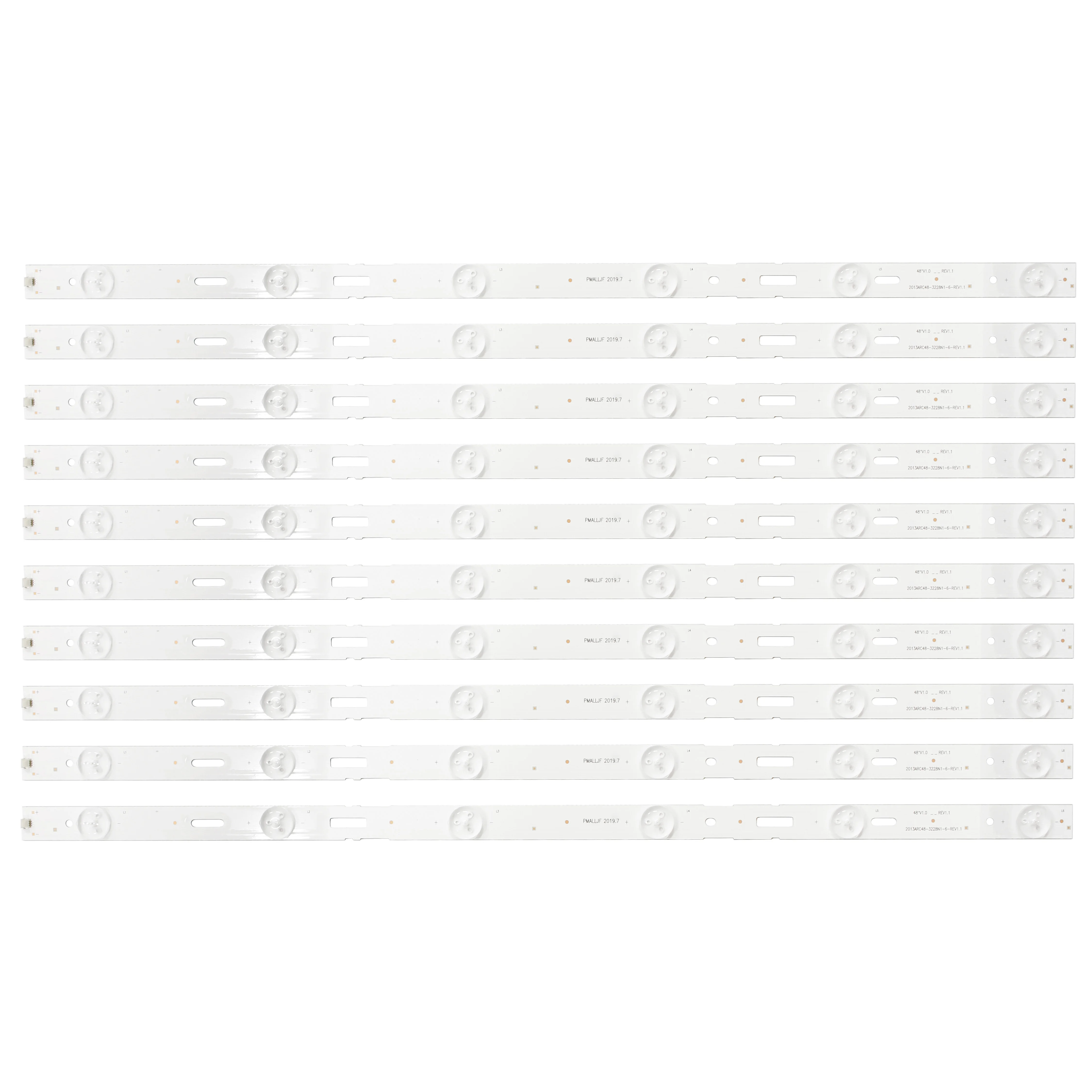 Светодиодный Подсветка полосы 6 светодиодный s для samsung 4" ТВ LE48A5000 3228N1 2013ARC48 48VLE5421BG B48-LW-5433 A48-LB-6436 LE48A5000 LSC480HN05