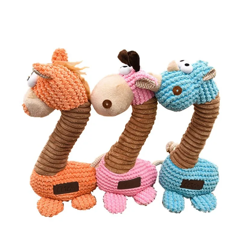 

Pet sounding plush toy giraffe, cat and dog toy, pet toy