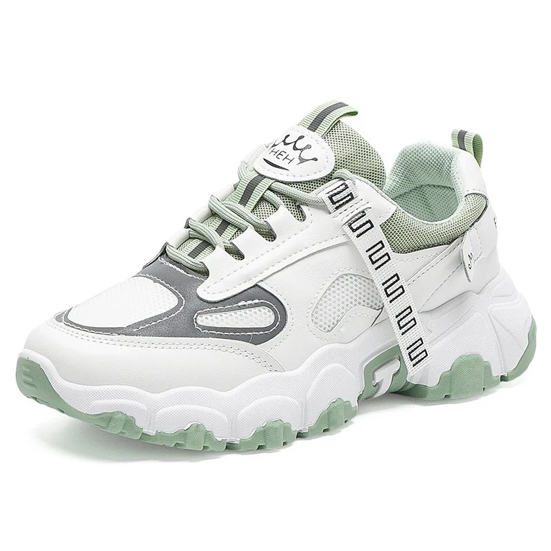 

2021 New Style Air Daddy Shoes Korean Version of Running Street, Light Anti Skid Fashion Vulcanized Women's Shoes Zapatos Mujer