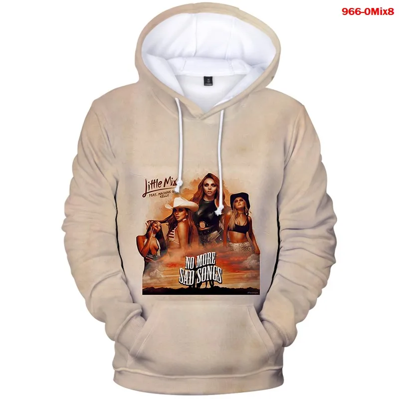 

3D Little Mix Print Hoodies Unisex Sweatshirt Popular Girl Group Hooded Fashion Tops Harajuku Oversized Hoodie Little Mix Hoody