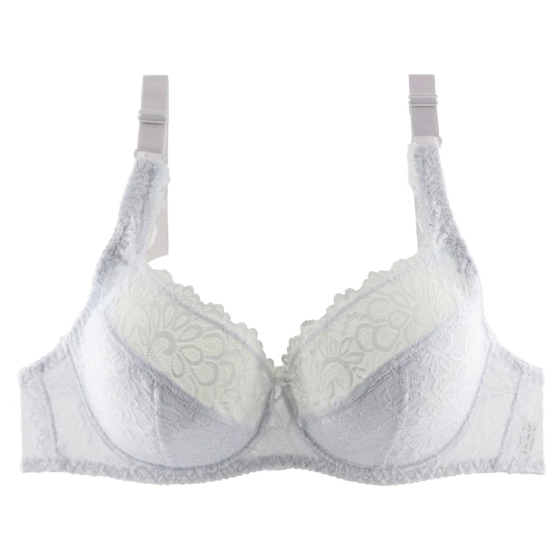 B3-White Beauwear, повседневная одежда, удобное нижнее белье, плюс размер, 34-44, бюстгальтеры для женщин, сексуальный кружевной бюстгальтер пуш-ап, нижнее белье, бюстгальтер на косточках - Цвет: B3-White