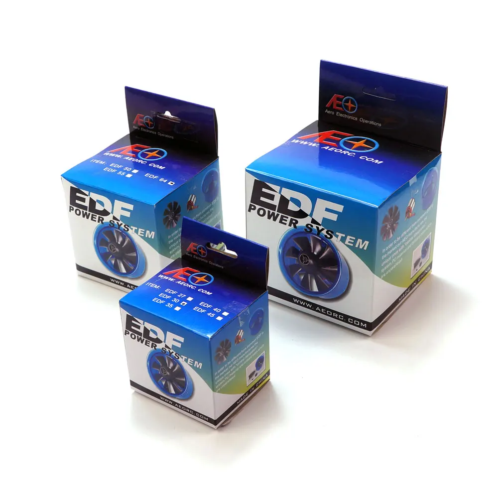 AEORC Patended Product Ducted Fan System EDF для Jet Plane 27 мм/30 мм/35 мм/40 мм/45 мм/50 мм/55 мм/64 мм/70 мм с