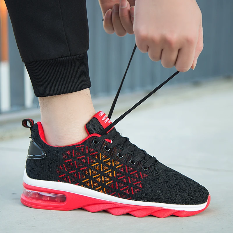 Новый стиль модные мужские легкие кроссовки для бега уличная спортивная обувь