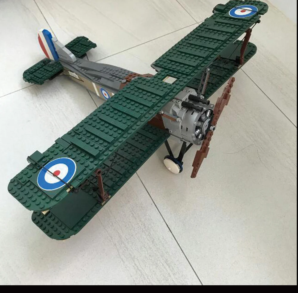 BuildMOC для 10226 эксклюзивный Sopwith верблюжья Коллекция серии конструктор Конструкторы Кирпичи подарок на день рождения S003