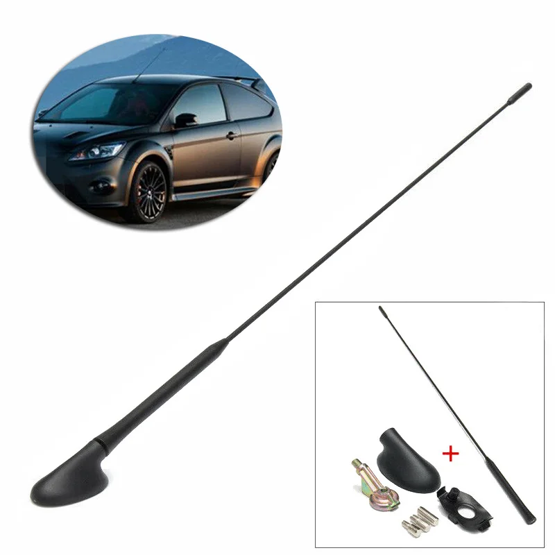 Replace AM / FM Roof Antenna Mast + Base Kit For Ford Focus AM/FM Antenna Aerial Mast OEM Replacement 2000-2007 XS8Z18919AA