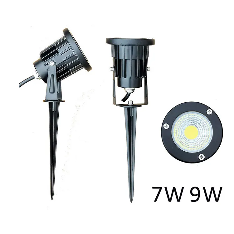 1 шт 12v 220v Светодиодный прожектор светильник 3W 5 Вт, 7 Вт, 9 Вт, 12 Вт, IP65 Светодиодный точечный светильник на открытом воздухе светильник ing затемнения потолочные светильник