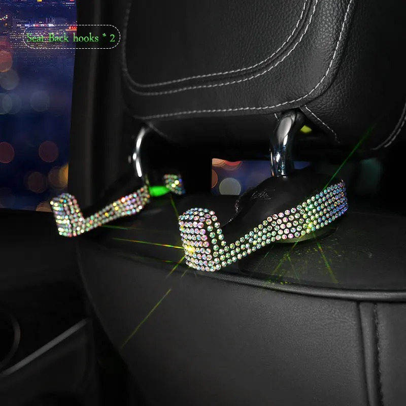 Крючки для подголовника автомобильного сиденья скрытые стразы 2 шт. | Автомобили