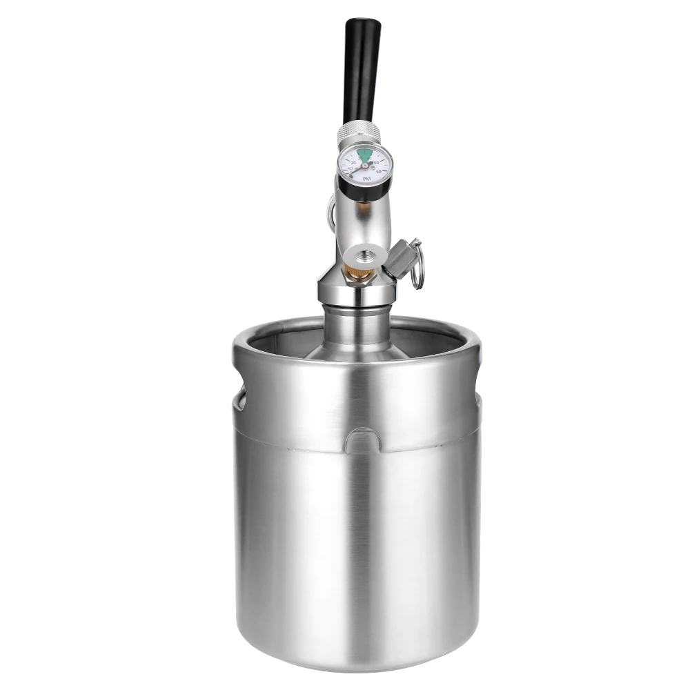 Набор мини-кеток для пива из нержавеющей стали 2 л | Дом и сад