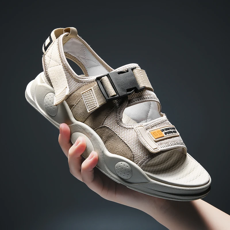 

Waterproof Sandals Sports Sandals Shoes Men Gladiator Rubber Sandal Plage Sandales In Men's Slippers Summer Beach Sandalen