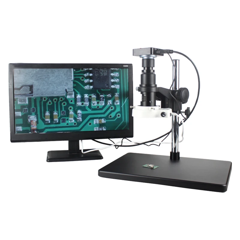 Промышленный монокулярный микроскоп с объективом C Mount 180X 300X увеличительное