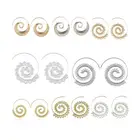 Серьги-гвоздики ex1213 в европейском стиле женские, Винтажные Ювелирные украшения в форме шестеренки из сплава с геометрическим дизайном