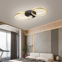 modern led ceiling lamp is suitable for bedroom restaurant study aisle household remote control dimming nordic round lamps