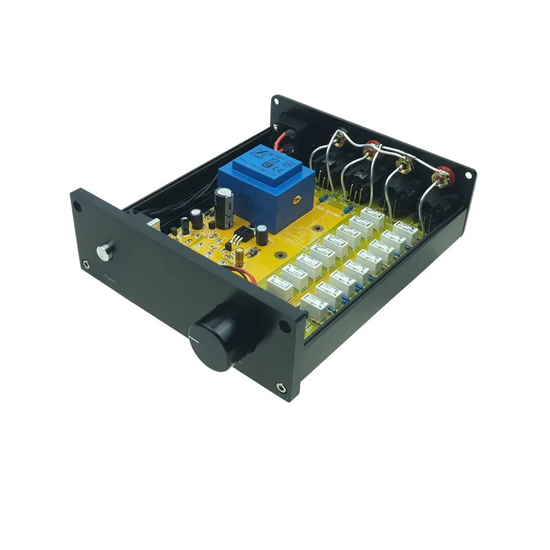 Hi Fi реле регулятор громкости XLR сбалансированный предусилитель Пассивный 256 шаг