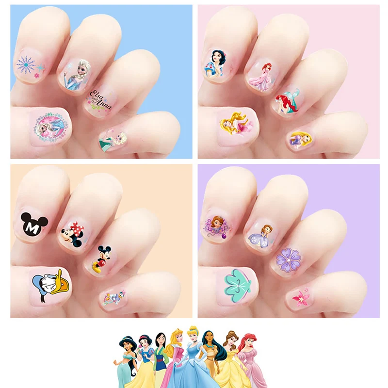 Наклейки для макияжа маникюрные детей Мультяшные куклы Disney Холодное сердце