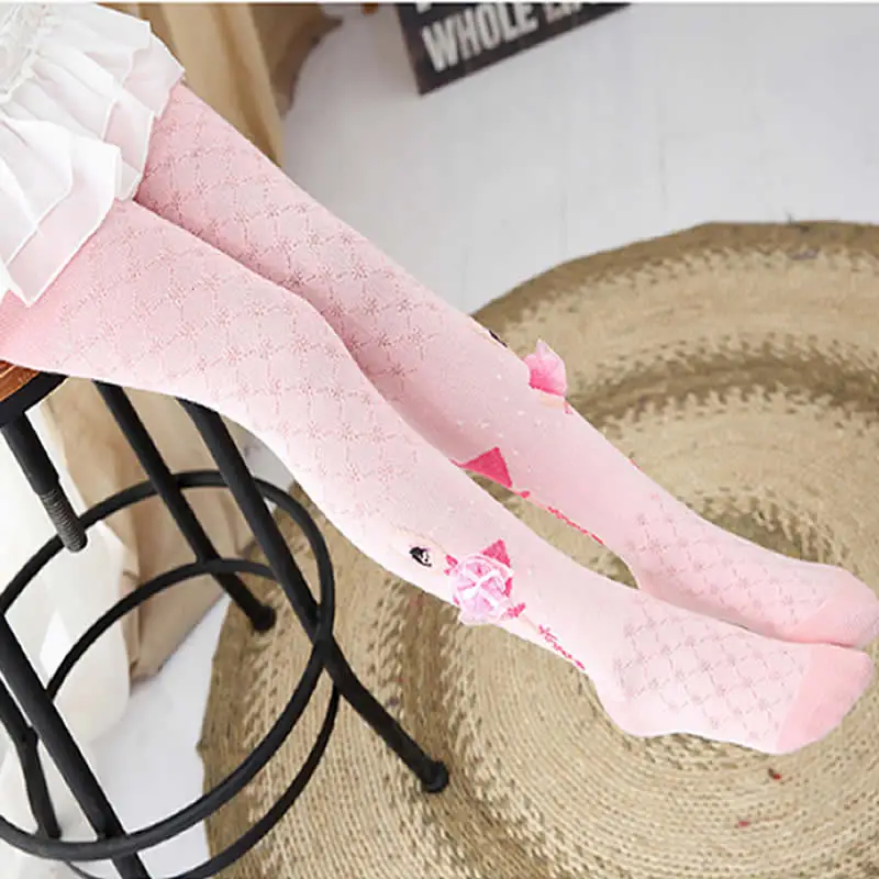 Весенне осенние леггинсы для девочек колготки вязаные хлопковые детские