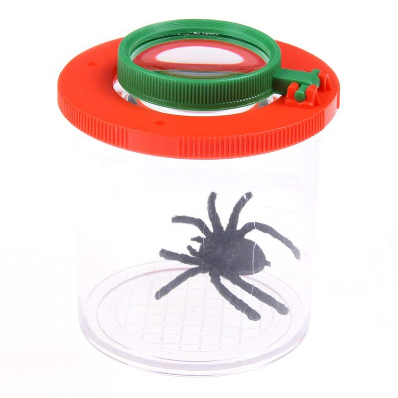 

New Observation Insects Small Animal Magnifier Magnifying Glass Cylindrical Spider Educational Toy Viewer
