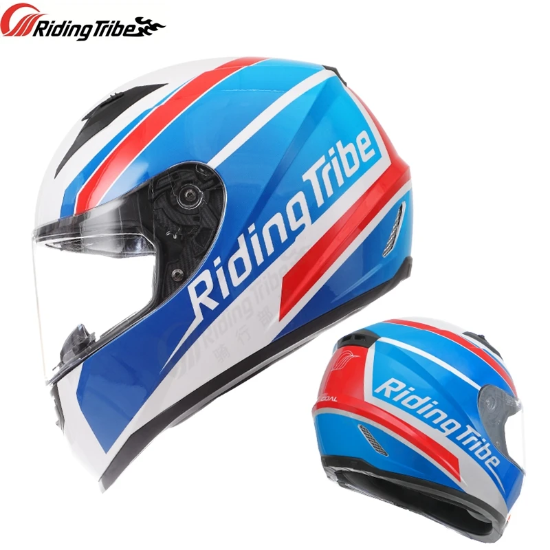 

Riding Tribe Motorcycle Helmet Men Women Full Face High strength Four Season Motorbike Motocross Racing Helmet Moto Casque X302