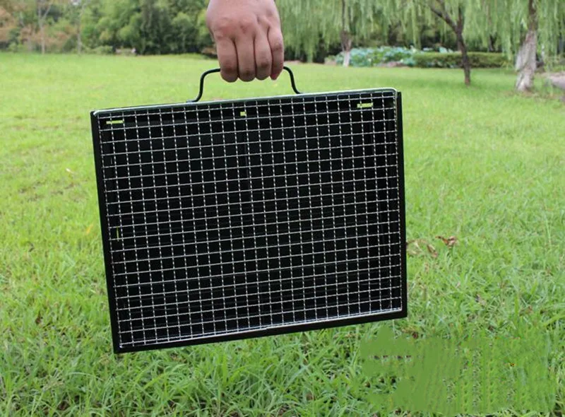 

43*29*22.5cm Portable Folding Barbecue Charcoal Grill Easy Assemble and Remove Barbecue Cooking Set BBQ Grill Folding Grill