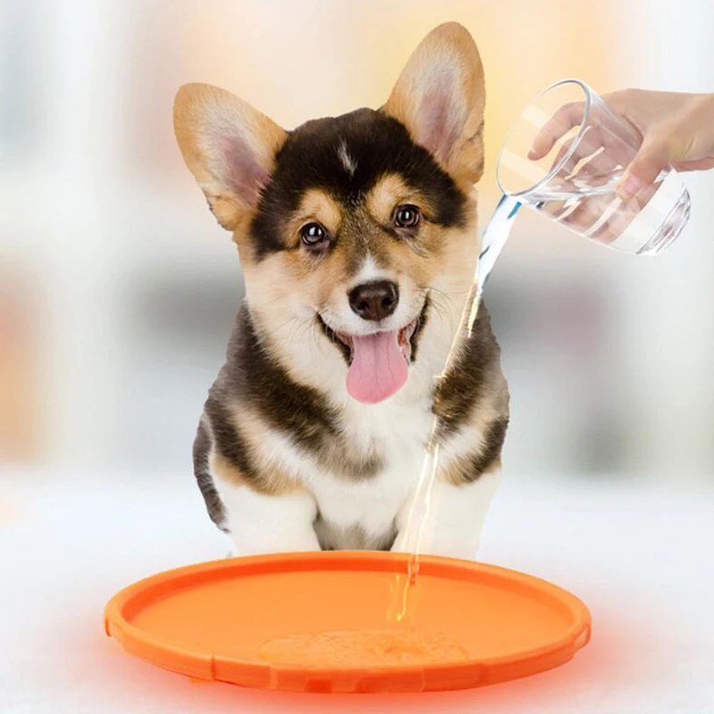 1 шт. мягкий гибкий резиновый летающий диск игрушки для собак 4 цвета плавающий