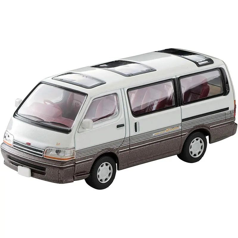 

Takara Tomy Tomica Toys for Boys Simulation Car Model 1:64 TLV Car Toyota Hiace Commercial Car LV-N208a B Desktop Decorations