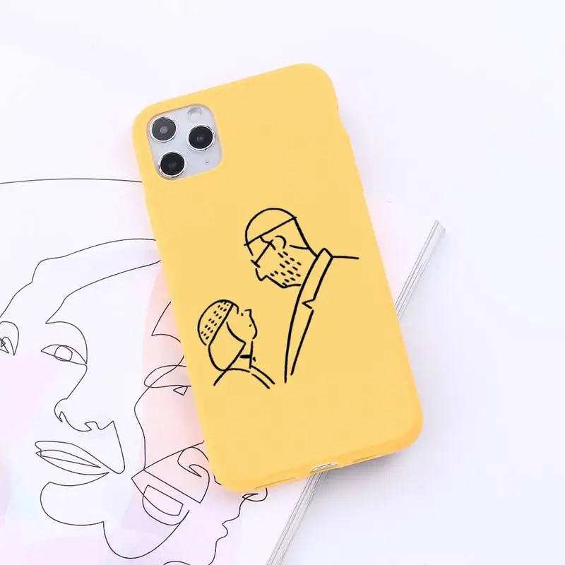 

Leon And Mathilda hot movie high quality luxury Phone Case Candy Color for iPhone 6 7 8 11 12 s mini pro X XS XR MAX Plus