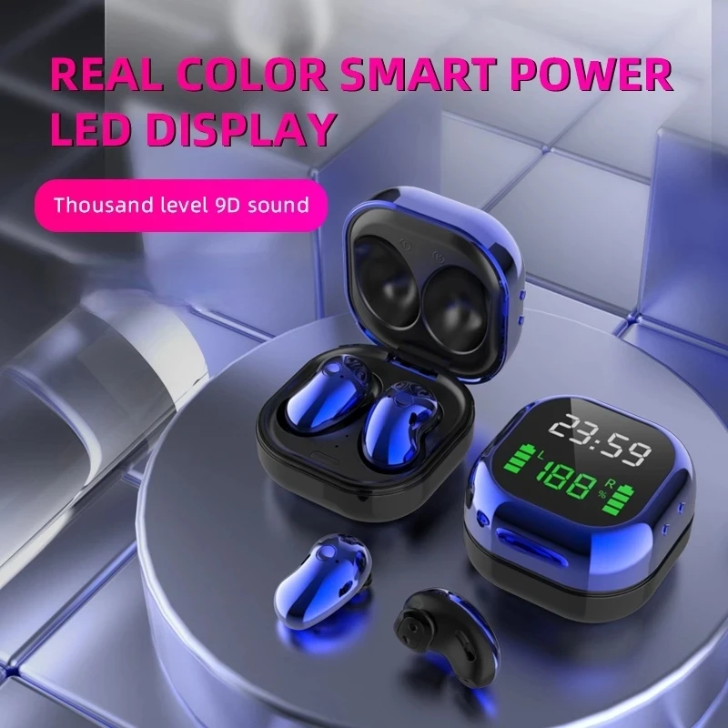 

TWS Bluetooth Earphone With Microphone Noise Cancelling Protable HIFI Stereo Wireless Headphone LED Digital Display True Battery