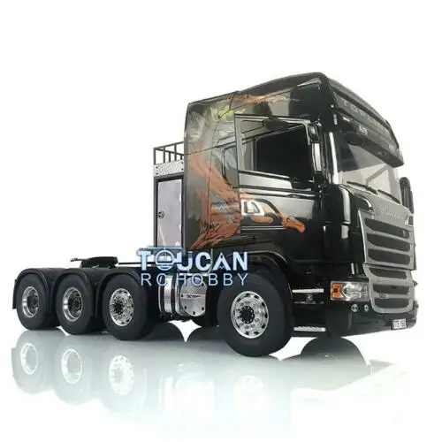 1/14 металлический шасси LESU Highline R730 8*8 Gripen для самостоятельной сборки Hercules Scania