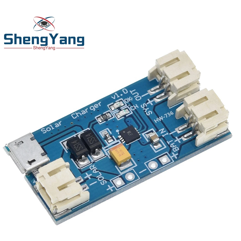 Плата зарядного устройства ShengYang для литий полимерных аккумуляторов 500мА чип