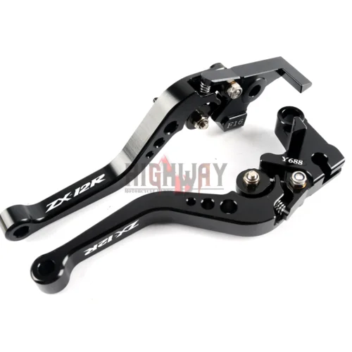 

Motorcycle Short CNC Adjustable Brake Clutch Levers Accessories Brake Handle Bar Lever For kawasaki ZX 12R ZX-12R 2000-2005
